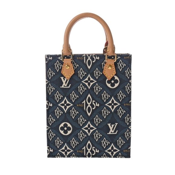 LOUIS VUITTON Monogram Jaguar Petite Sac Plat Since1854 blue 800000132861000 - Picture 1 of 9